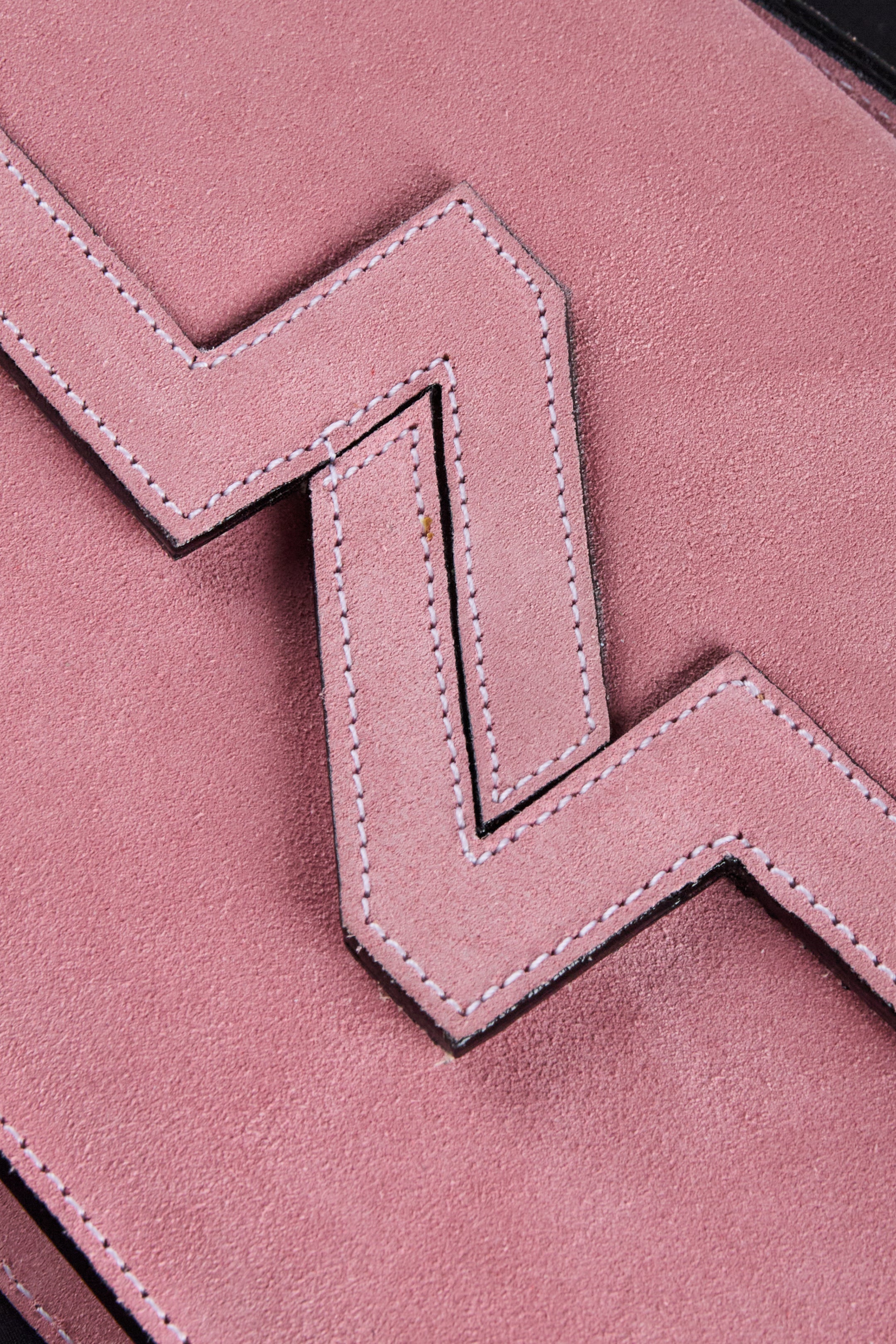 Cartera NV gamuza rosada "L"
