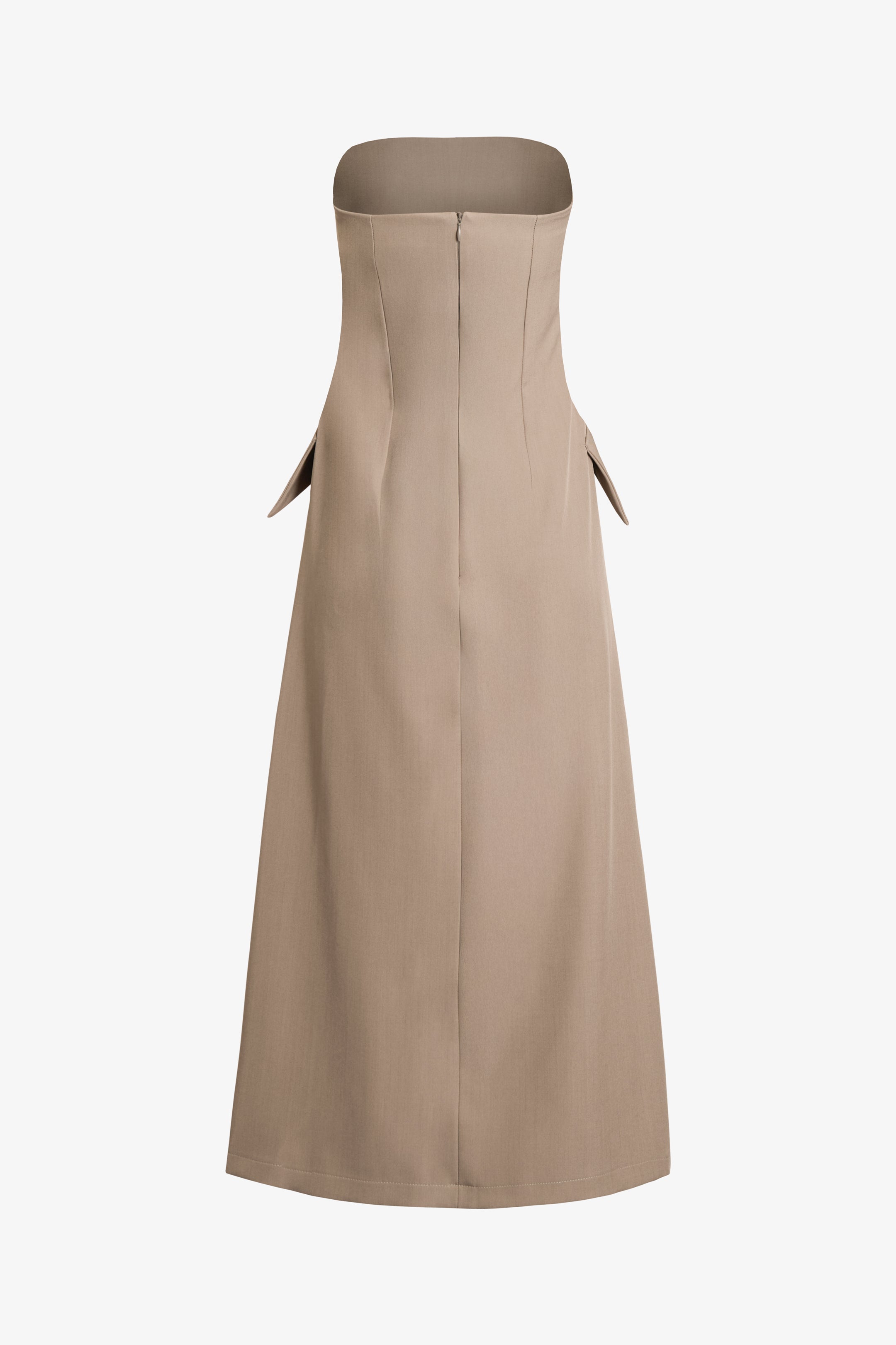 Top strapless Mileena beige