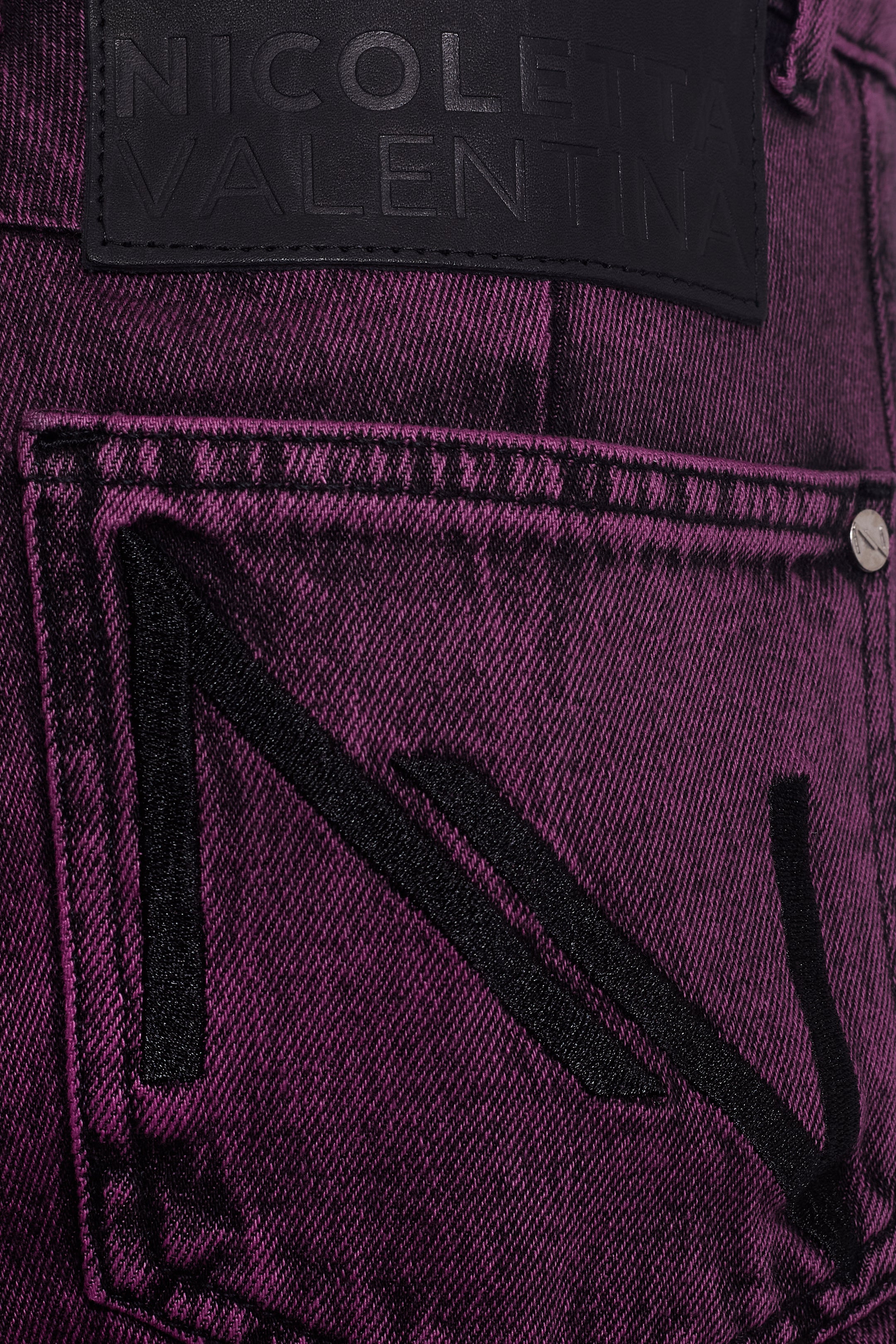 Pantalón denim brunelle purple