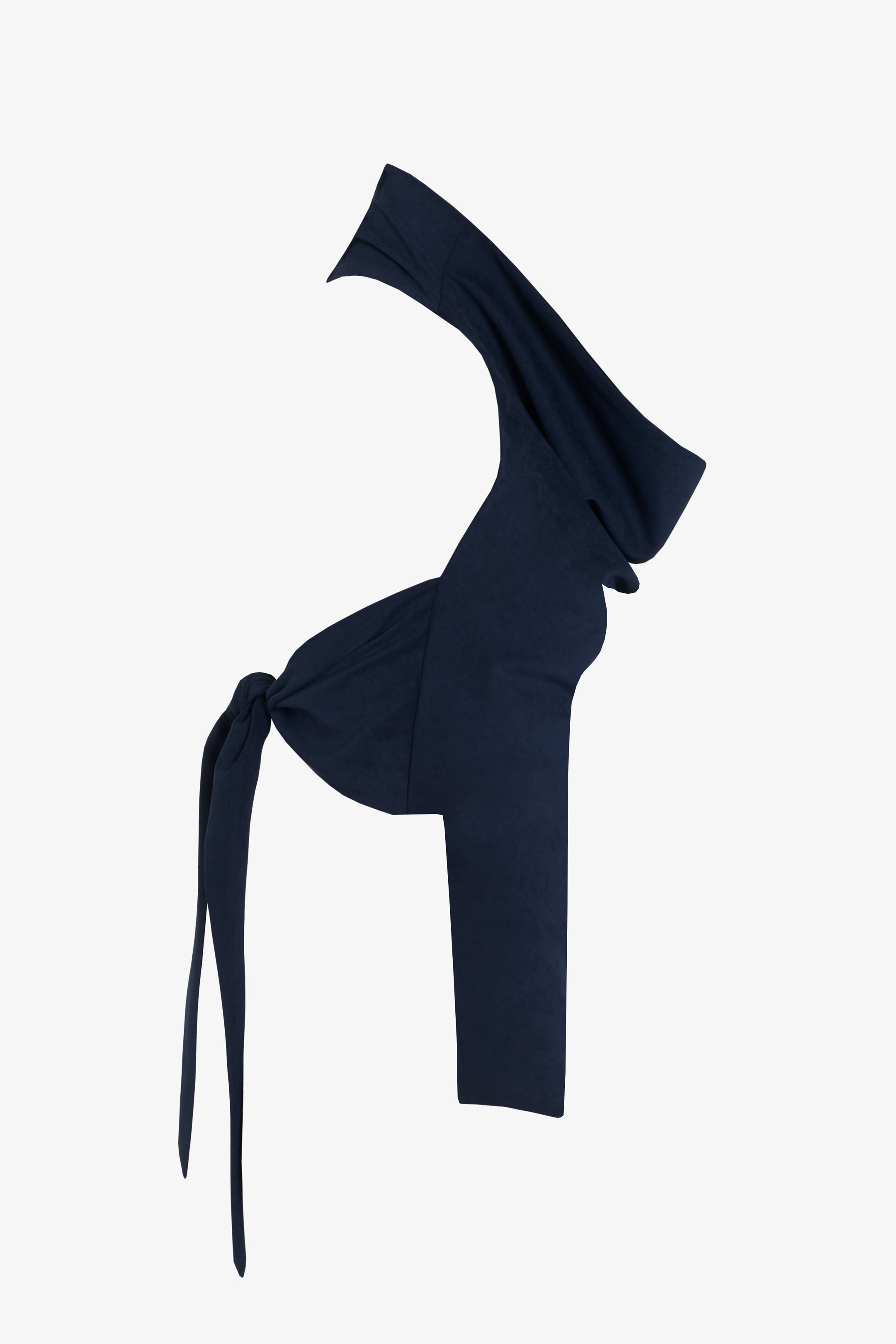 Top Flat musse azul