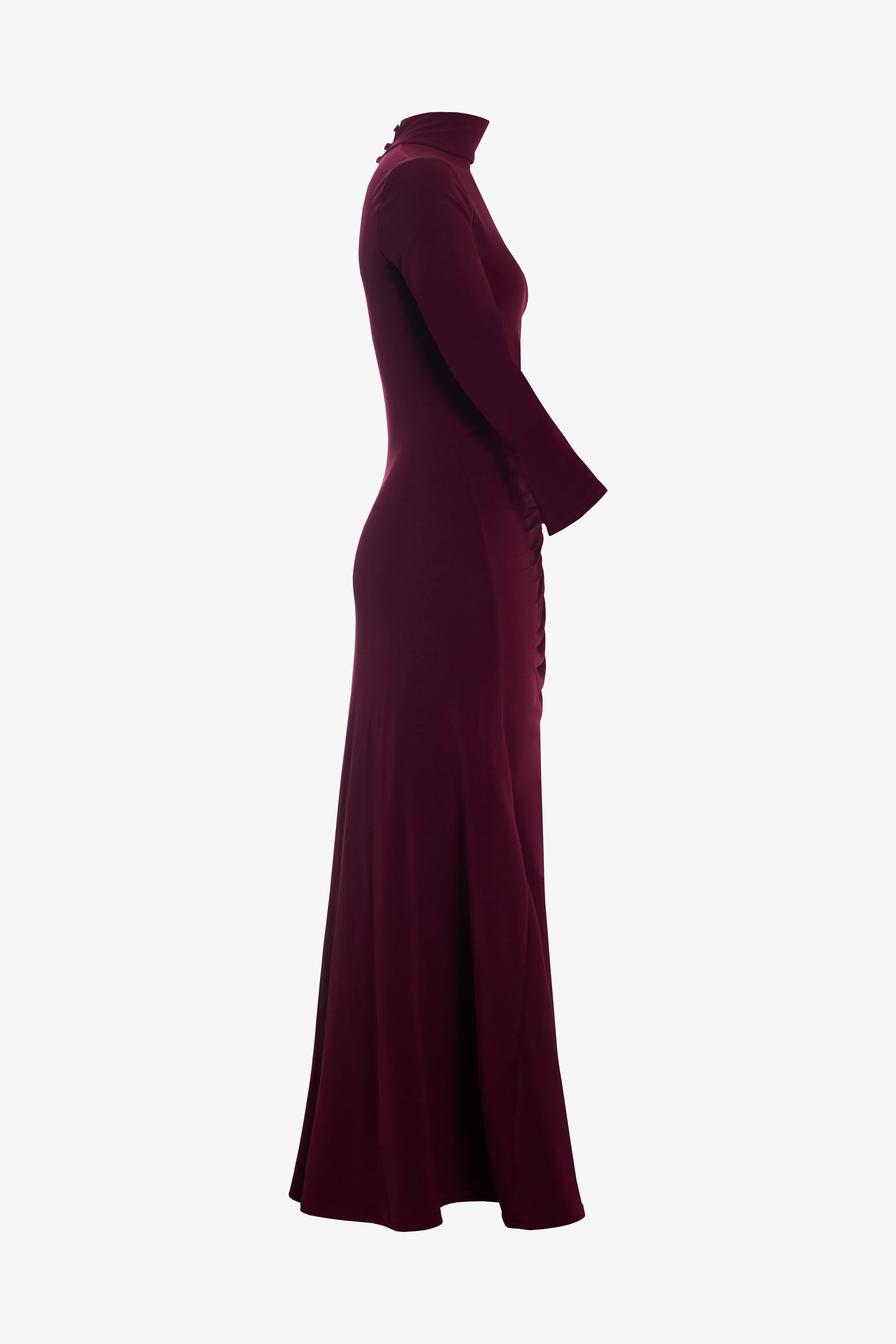 Vestido expresso burdeo