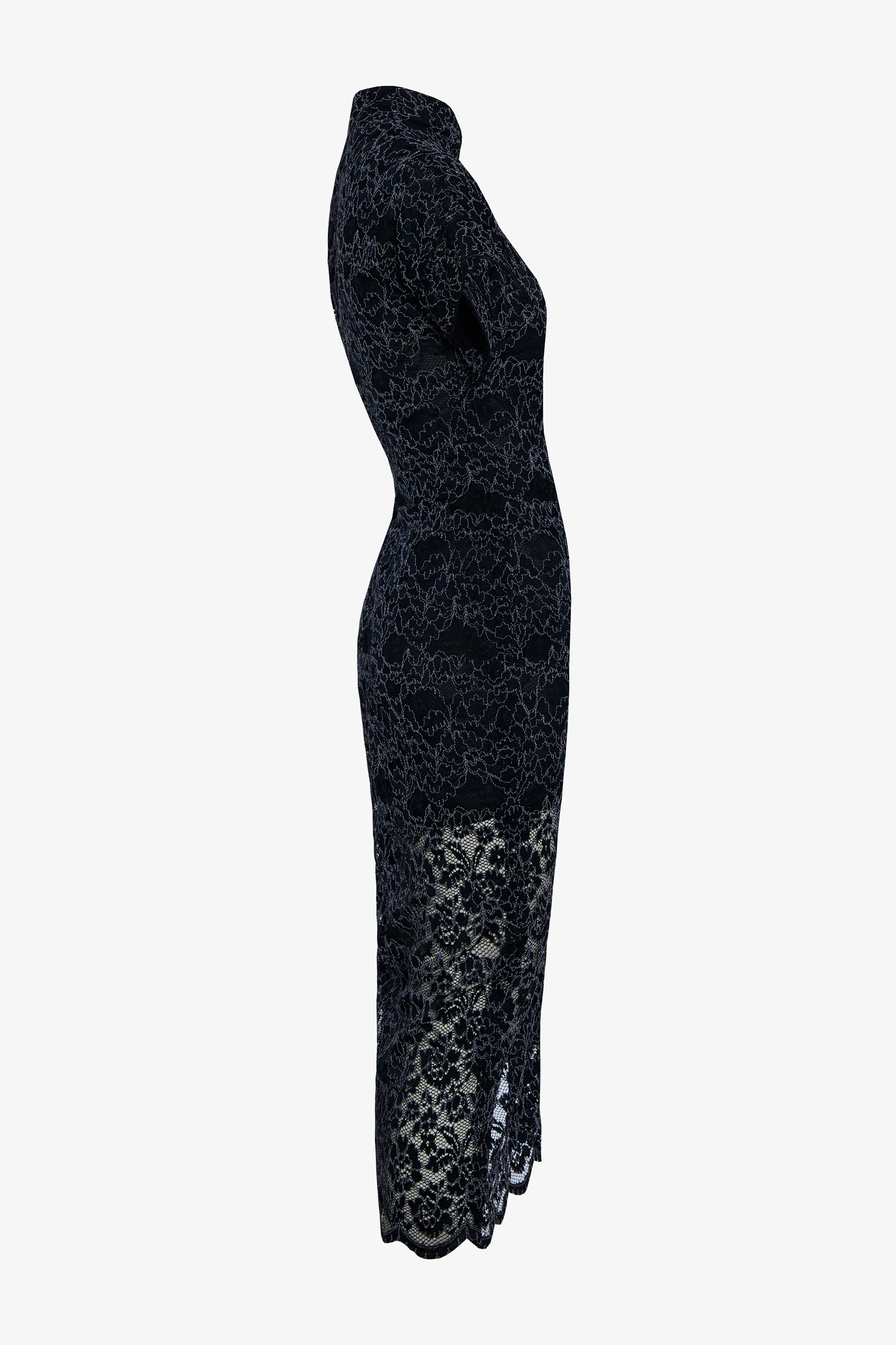 Vestido katana encaje