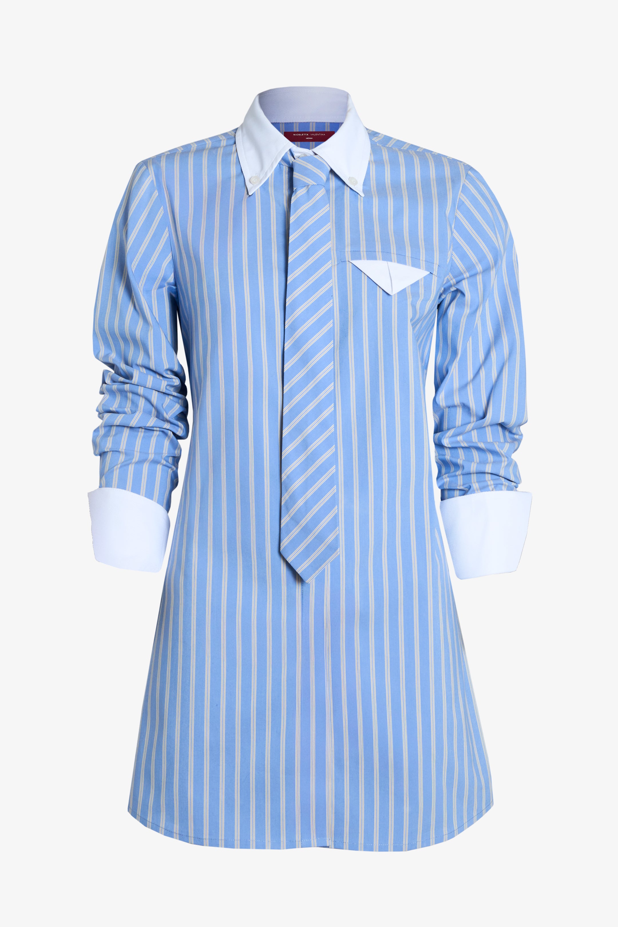 Blusa Born celeste + corbata