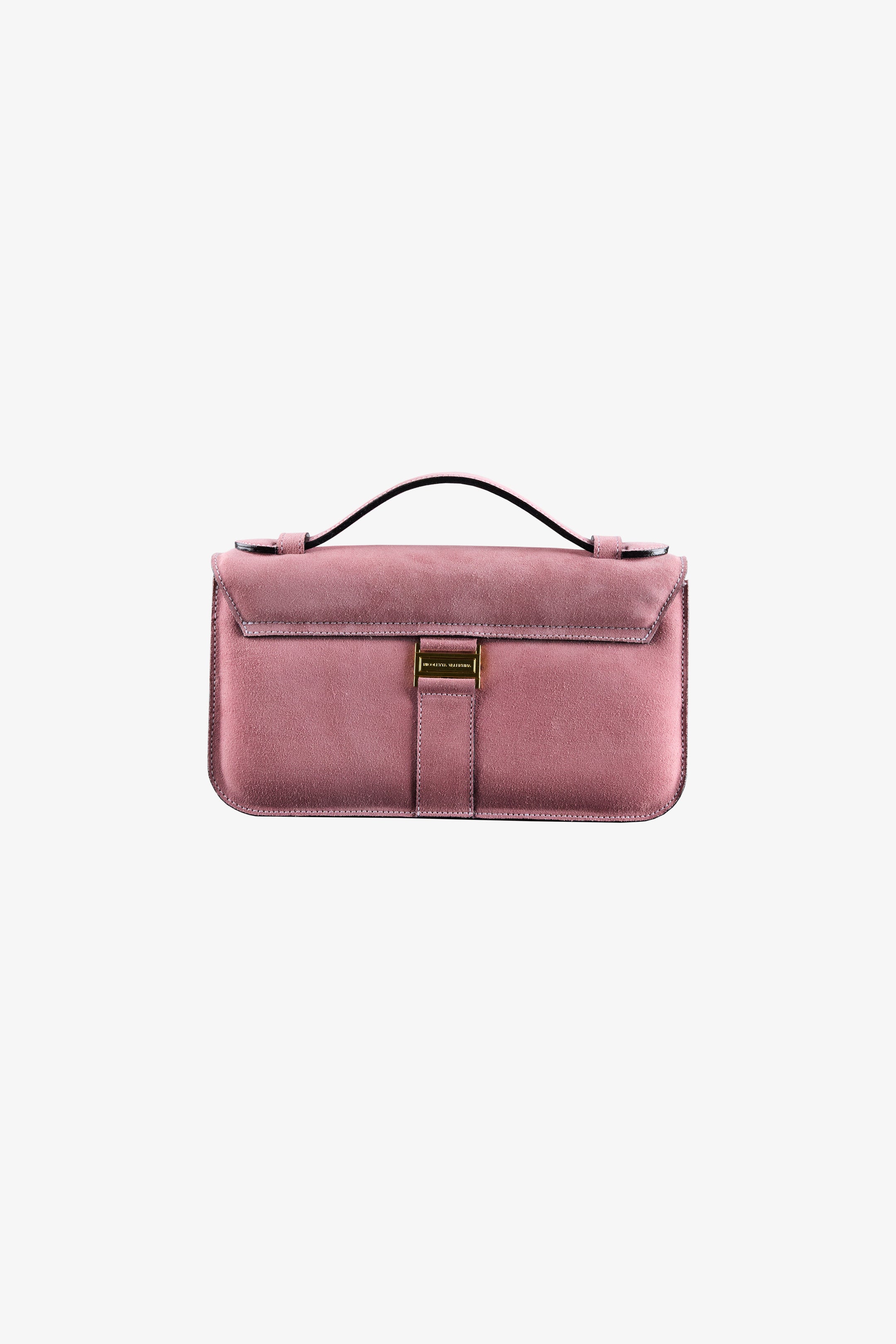 Cartera NV gamuza rosada "M"