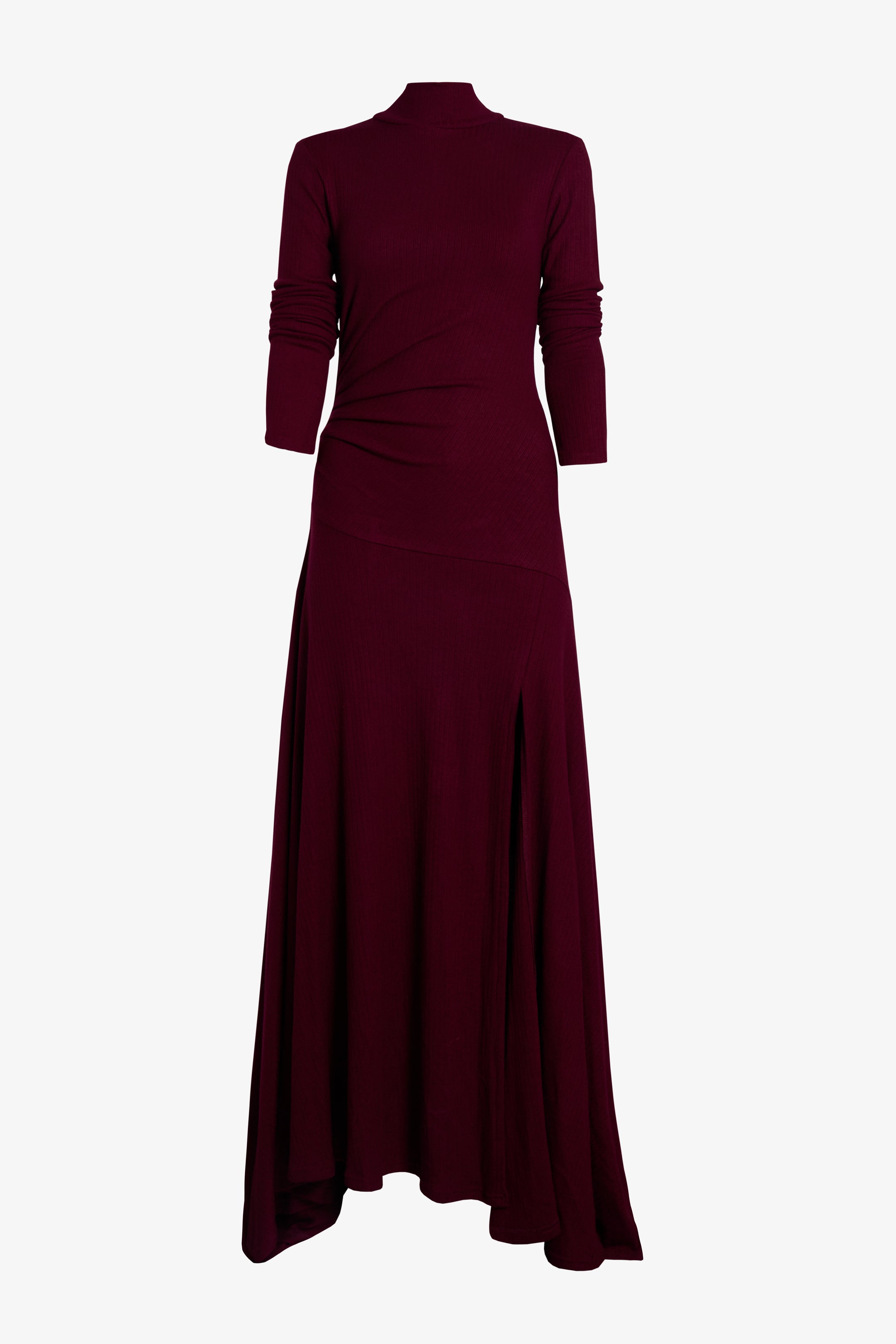 Vestido Esencia burdeo