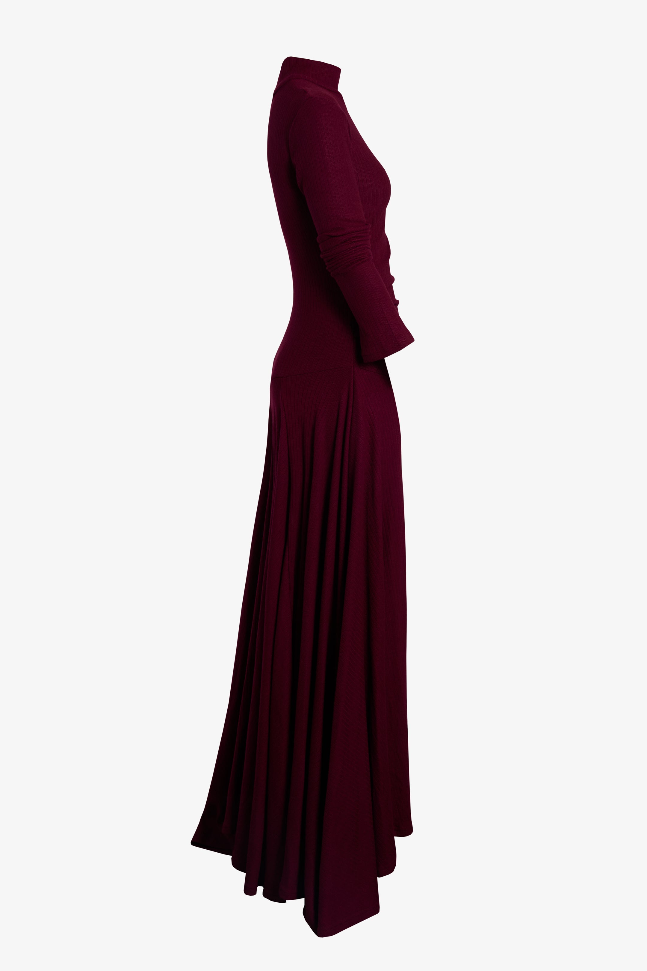 Vestido Esencia burdeo