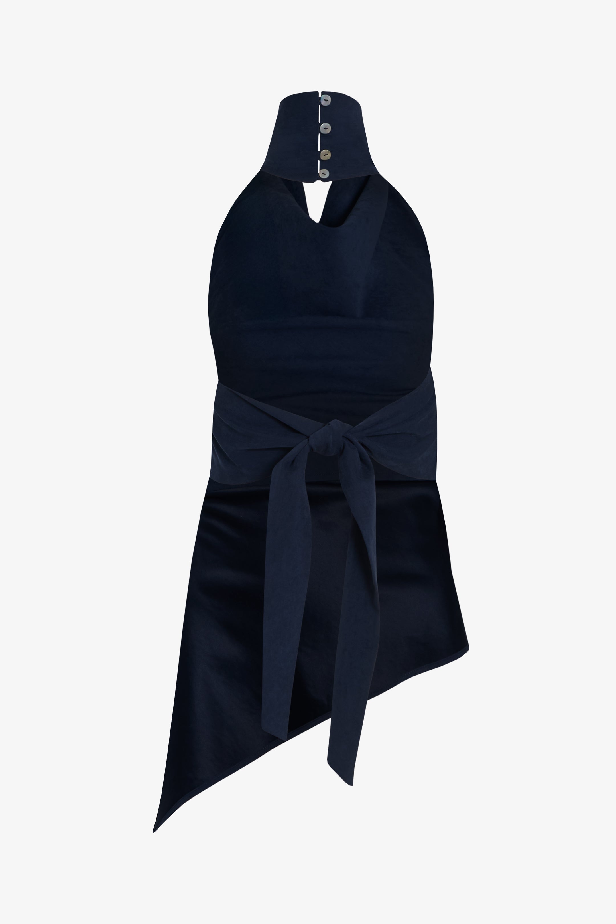 Top Flat musse azul