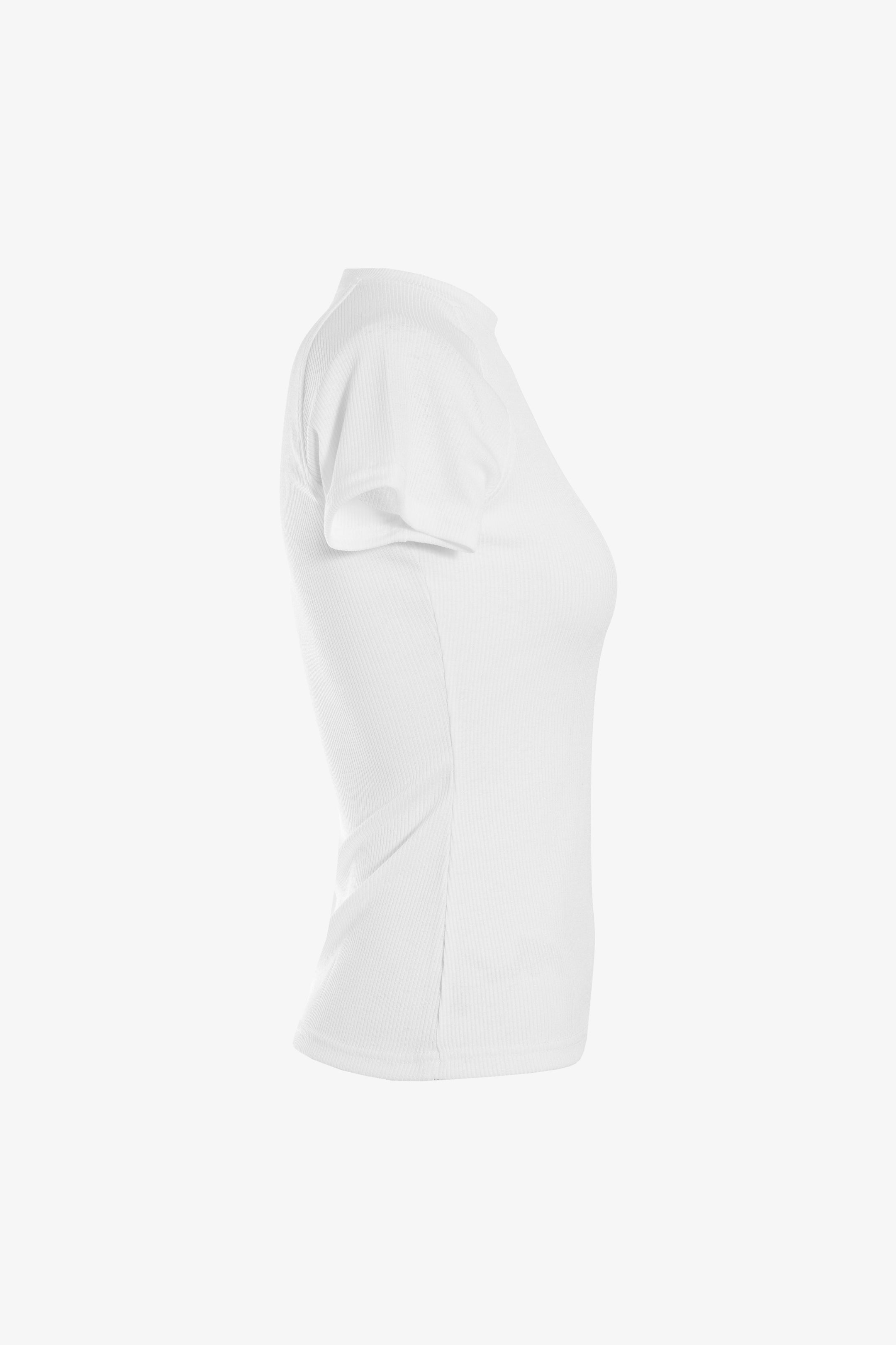 Polera Slater Blanca Manga Corta