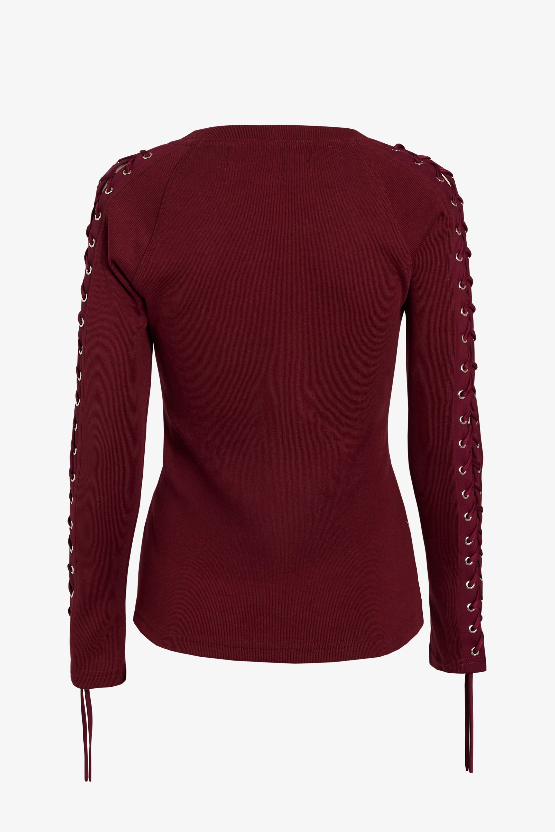 Polera Valentina burdeo