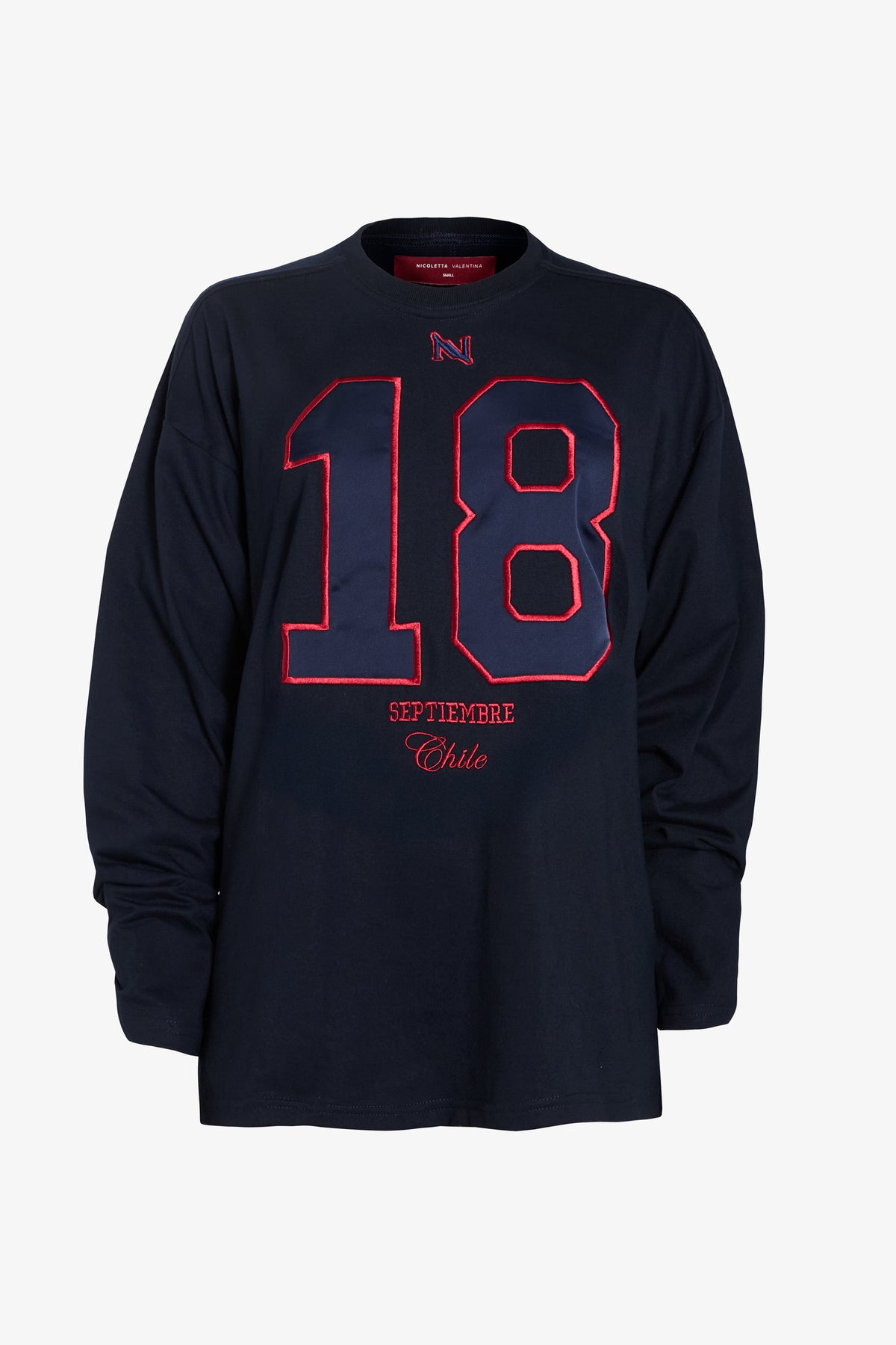 Polera 18 azul