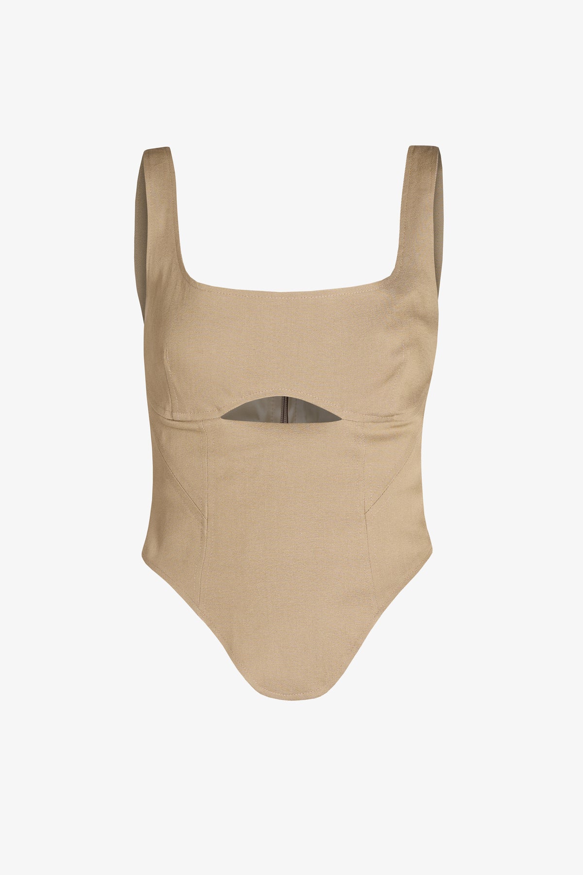 Top Bombe beige