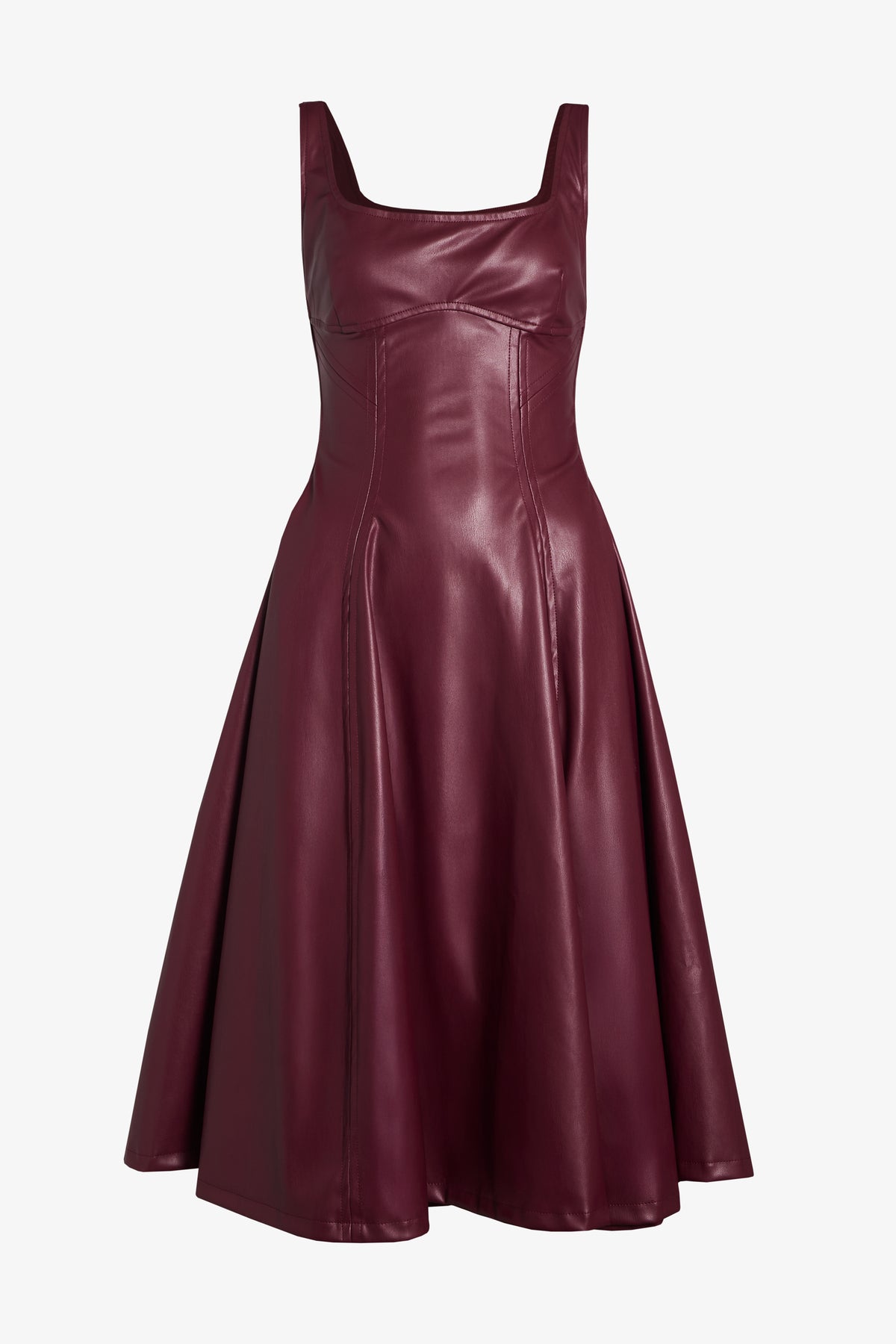 Vestido Ninetta burdeo